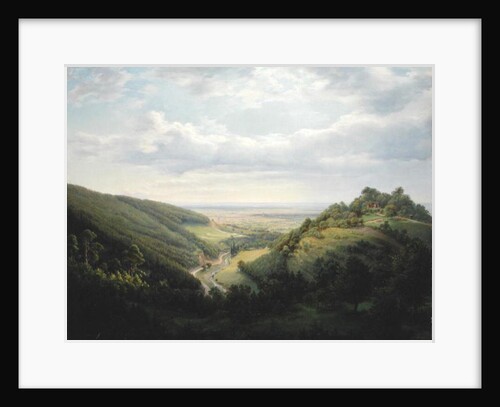 View of Holy Mountain and the Mountain Pass, 1846 by Heinrich Schilbach