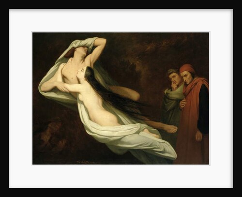 Francesca and Paolo, 1854 by Ary Scheffer