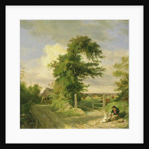 Gut Neverstaven, near Oldesloe, 1859 by Otto Speckter