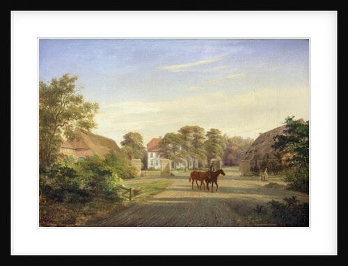 Gut Grabau, near Oldesloe, 1841 by Johann Georg Haeselich