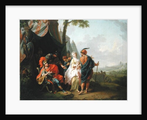 The Abduction of Briseis from the Tent of Achilles, 1773 by Johann Heinrich Tischbein