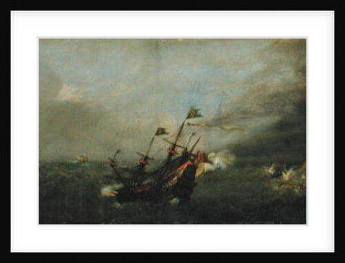 Seascape by Johann Georg Stuhr