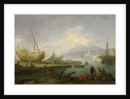 Coastal Landscape by Jacob-Philippe Hackert