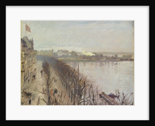 Binnenalster and Neuer Junfernstieg in Hamburg by Laurits Regner Tuxen