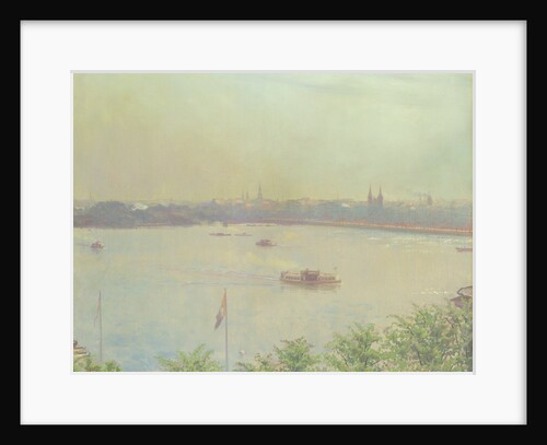 View of the Inner Alster Lake, 1894 by Laurits Regner Tuxen