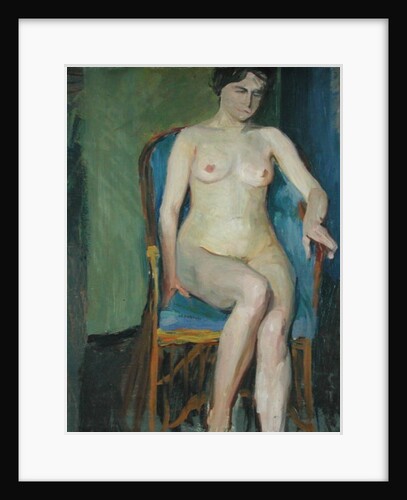 Seated Nude by Franz Nolken