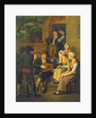 The Blind Singer, 1828 by M Von