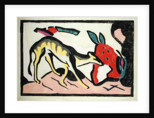 Faultier, 1912 by Franz Marc