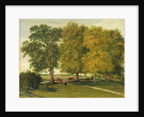 Herder with Cattle beneath Autumnal Trees, c.1821 by Wilhelm Alexander Kobell