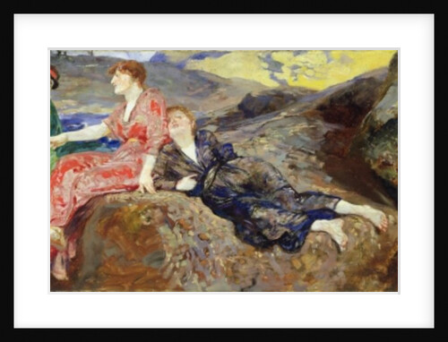 Girls on the Shore, c.1884-85 by Max Klinger