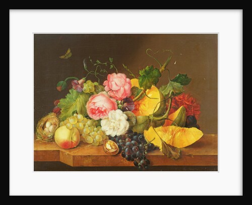 Still life with Flowers and Fruit, 1821 by Franz Xavier Petter