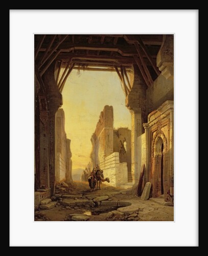 The Gates of El Geber in Morocco by Francois Antoine Bossuet
