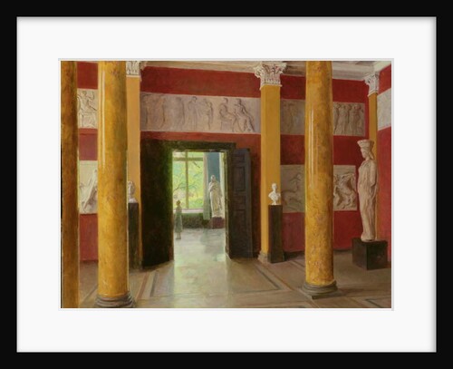 The Hall of Columns in the old part of the Hamburg Kunsthalle, 1928 by Julius August Friedrich Theodor von Ehren