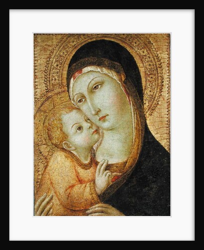 Madonna and Child by Sano di also Ansano di Pietro di Mencio Pietro
