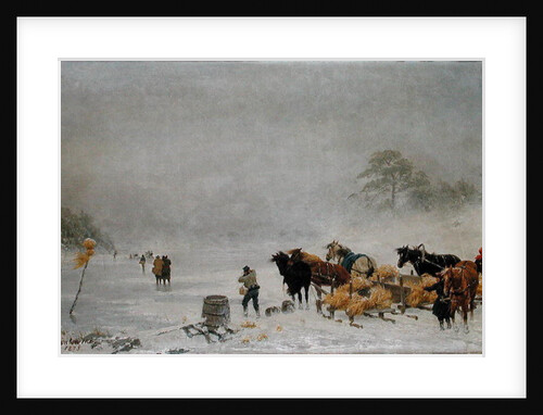 Sledges on the Ice, 1873 by Arthur Nikutowski