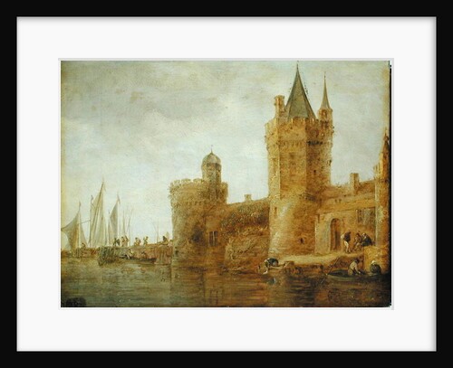 Bulwark on Water by Jan Josephsz van Goyen