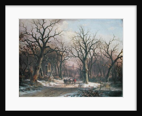Winter Landscape by Everadus Benedictus Mirani