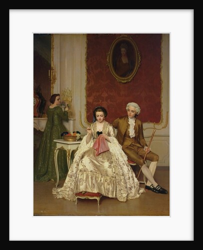 Jealousy, 1861 by Petrus Renier Hubertus Knarren