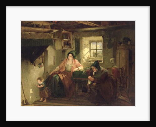 The Ray of Sunlight, 1857 by Thomas Faed
