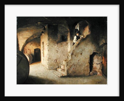 A Wine Cellar, c.1872 by Johann Sperl