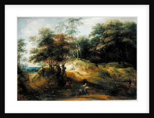 Forest Landscape with Ambush by Jacques Fouquieres