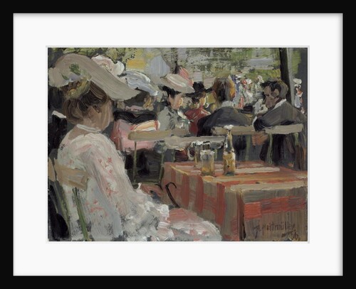 A Garden Restaurant, 1906 by August Heitmuller