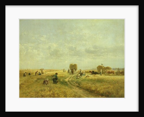 Harvest Time, 1871 by Albert Kappis