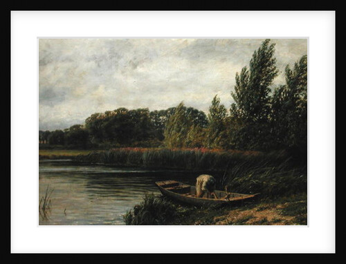 Windy day on the Thames, 1865 by Walter Field