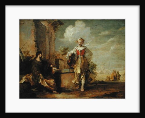 Christ and the Samaritan Woman by Matthias Scheits