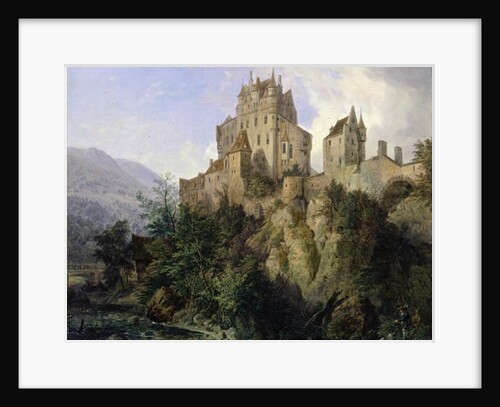 Eltz Castle by Domenico II Quaglio