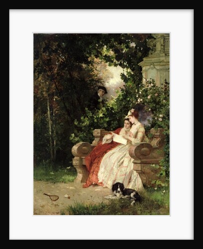 The Eavesdropper, 1868 by Carl Heinrich Hoff