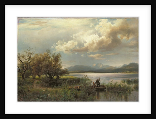 Bayern Landscape, 1856 by Augustus Wilhelm Leu