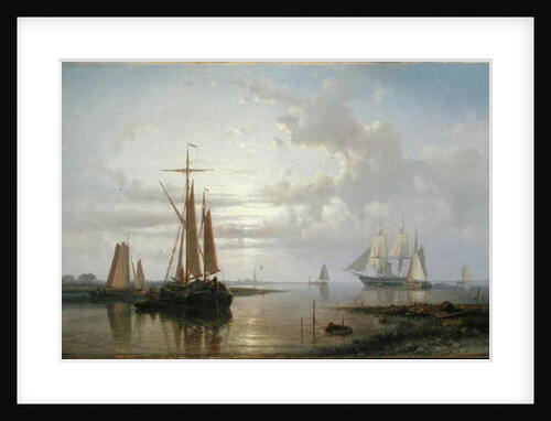 Harbour, 1879 by Abraham Hulk