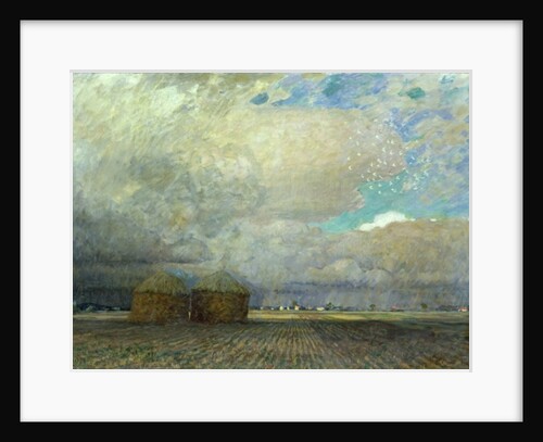 Landscape with Huts, 1900 by Leopold Karl Walter von Kalckreuth