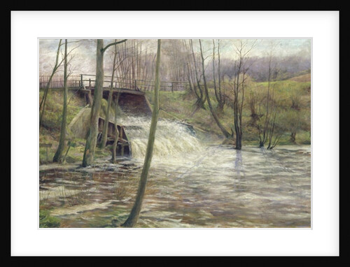 A Mill Stream by Karl Oderich