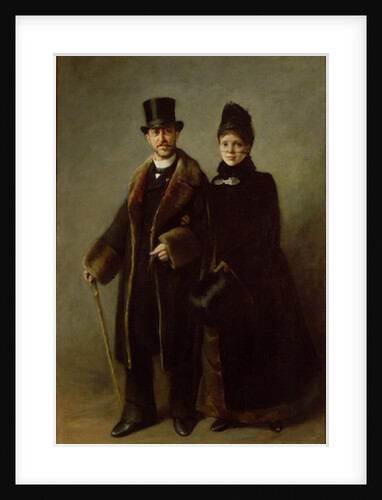 Heinrich Schliemann and his Wife by Eugene Broerman
