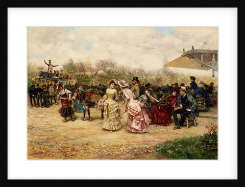 The Flower Sellers, 1883 by Ludovico Marchetti