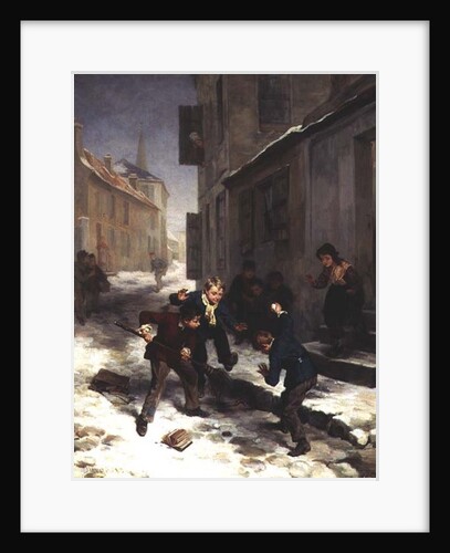 Children Chasing a Rat by Andre Henri Dargelas