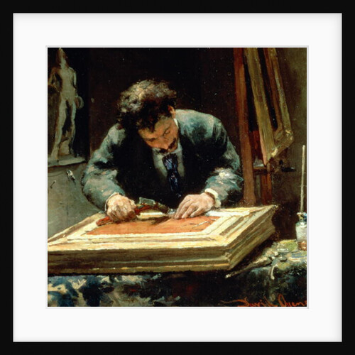 The Picture Framer, 1878 by David Oyens