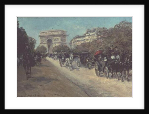 Boulevard in Paris by Georges Stein