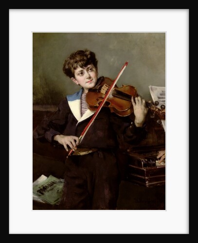 The Violinist by Harry Humphrey Moore