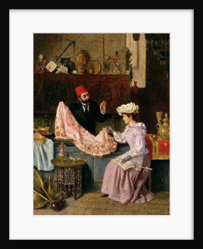 In the Souk, 1891 by Moritz Stifter