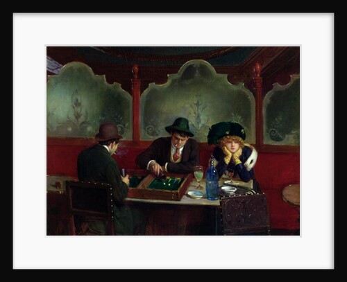 The Backgammon Players by Jean Beraud