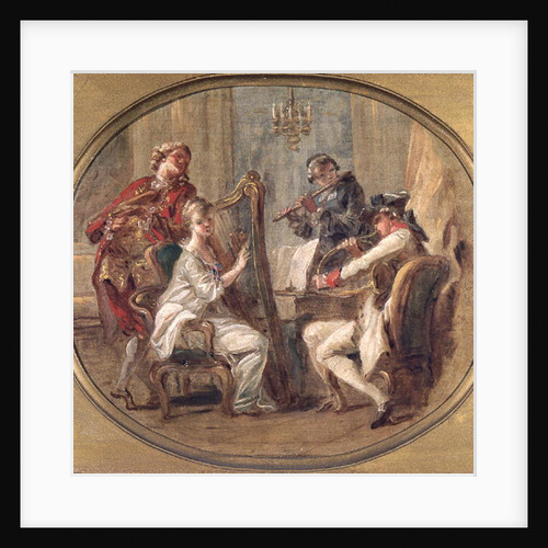 Concert with Four Figures, c.1774 by Francois Andre Vincent