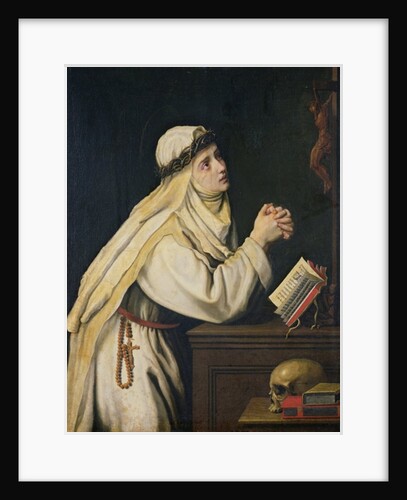 St. Catherine of Siena after a painting by Francisco Zurbaran by Cristofano Allori