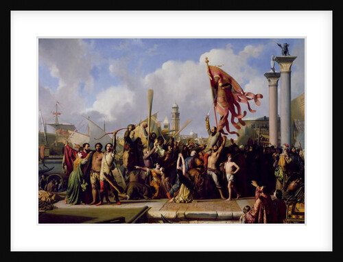 The Triumph of Pisani, 1847 by Alexandre-Jean-Baptiste Hesse