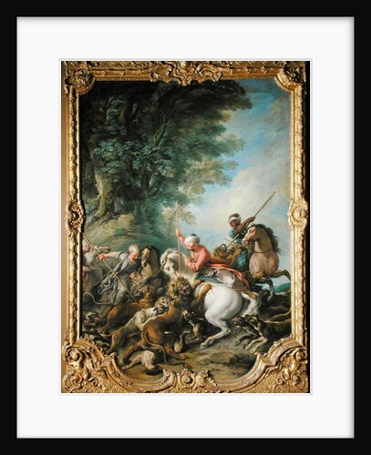 Turks Hunting Lions by Jean Francois de Troy
