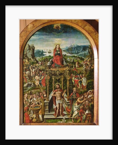 Roche d'Ou Sort la Fontaine d'Eau Vie, 1567 by French School