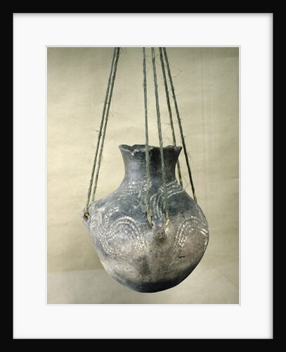 Vessel with a ribbon-style decoration, from Belloye-sur-Somme, Danubian Neolithic, c.3500 BC by Prehistoric Prehistoric