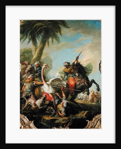 The Ostrich Hunt by Carle van Loo